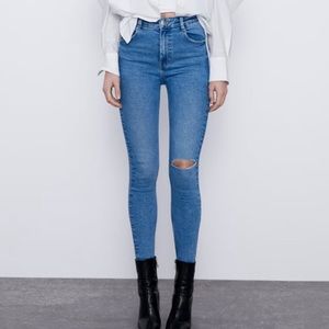 Zara Vintage Hi-Rise Skinny Jeans
